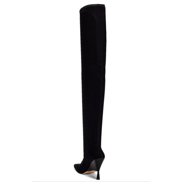 GIA BORGHINI x RHW Above the Knee Flat Boot Black - Picture 6 of 11